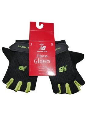 New Balance Weightlifting Half Finger Gloves Size S Gym Training Breathable NWT